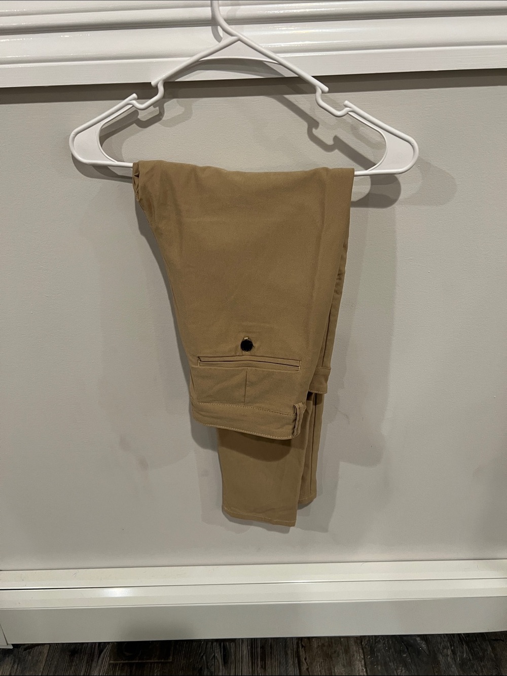 Men's Dress Chinos in Tan - Classic Tailored Style